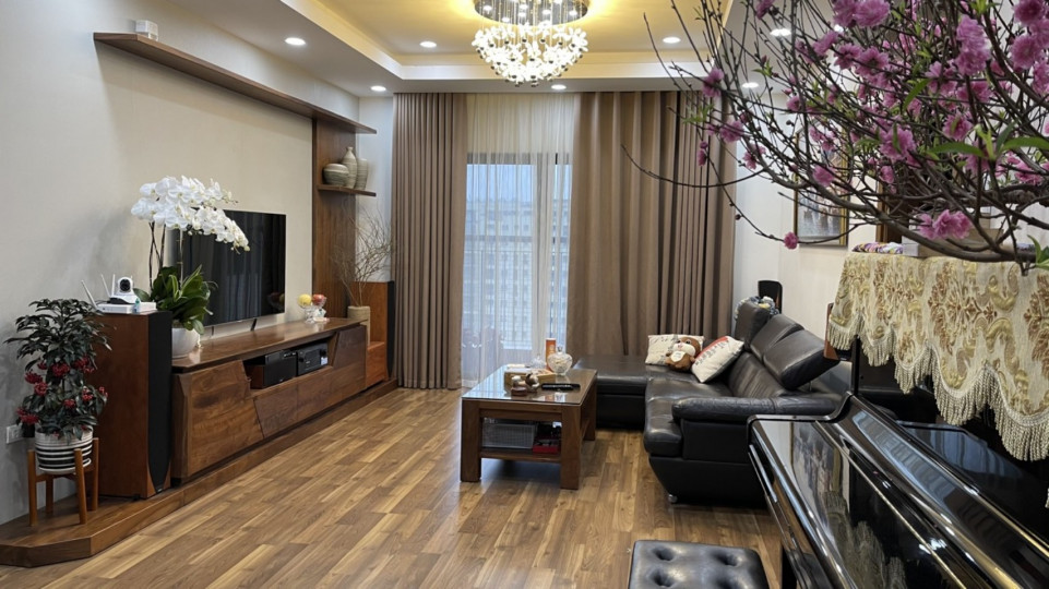 Cắt lỗ căn góc 3PN 2WC, 120m2, tầng trung, hướng mát, Goldmark City, giá 4,1 tỷ