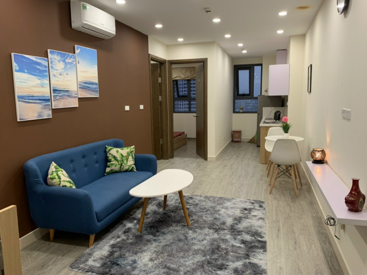 Cho thuê căn 2PN full nội thất giá 11.5tr tại Chung cư FLC Green Apartment 18 Phạm Hùng