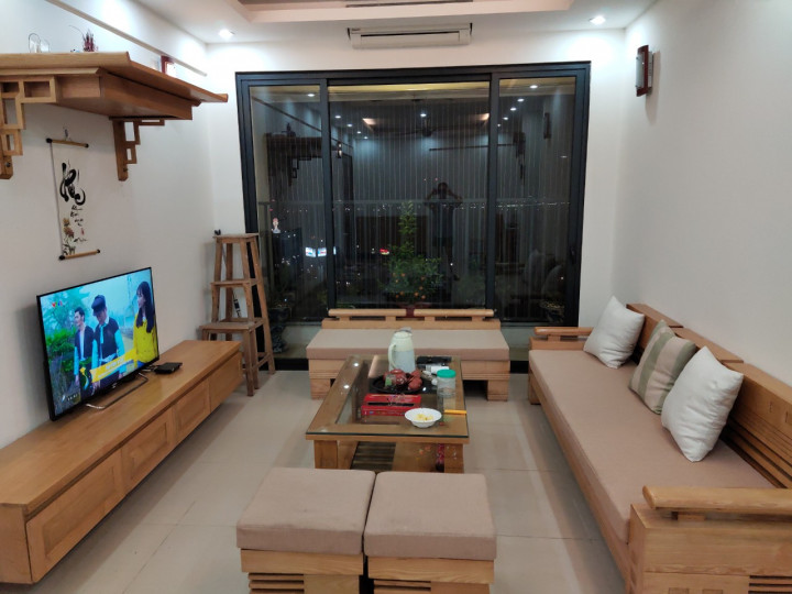 Cho thuê CC Green Star Phạm Văn Đồng căn 3PN full nội thất giá 13.5tr