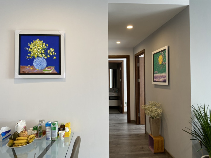 Cho thuê CC Golden Palm Lê Văn Lương căn 2PN, 1P chức năng full nội thất 16tr