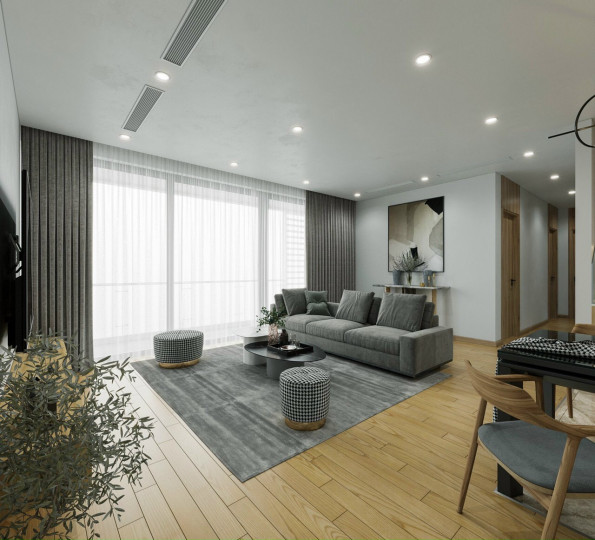 cho thuê chung cư FLC 265 Cầu Giấy, 116m, 3 phòng ngủ, đồ cơ bản